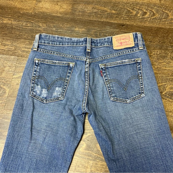 Y2K Levis Limited Edition Jeans Womens Juniors 3M Denim Bootcut Retro Low Rise - Picture 6 of 11